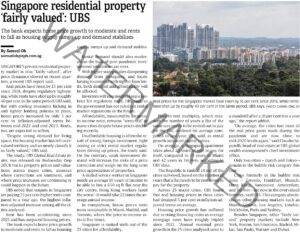 23 Sep - Singapore residential property ‘fairly valued’